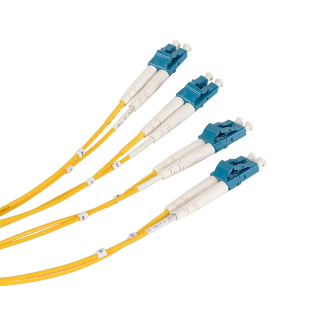 Fiber Optical 8 Core MTP/MPO to Sc Singlemode Patch Cord