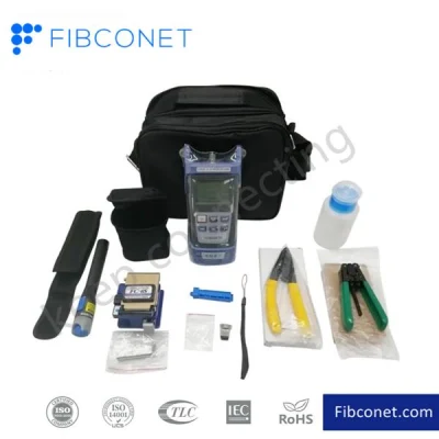 Kit de ferramentas de fibra óptica Fibconet FTTH Bolsa Ferramenta de cutelo de fibra óptica
