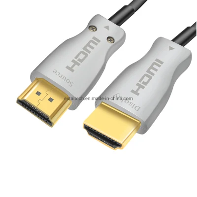 Cabo ótico ativo 8K de HDMI 2,1 HDMI 2,1 fibra ótica Aoc HDMI ótico 8K