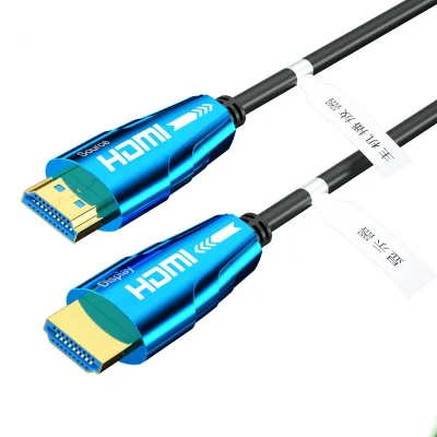 Cabo de fibra óptica HDMI Aoc 8K60Hz 4K120Hz 1.8m a 100m banhado a ouro 2.1V HDMI Kabel